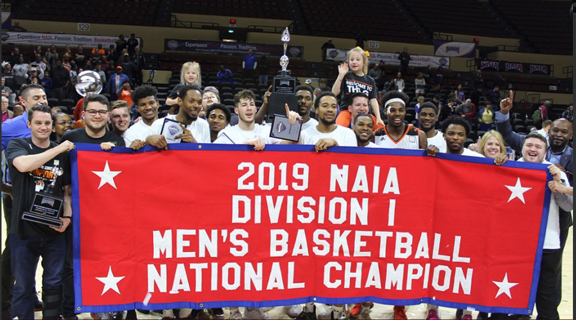Men's Basketball NAIA National Championship Celebration
